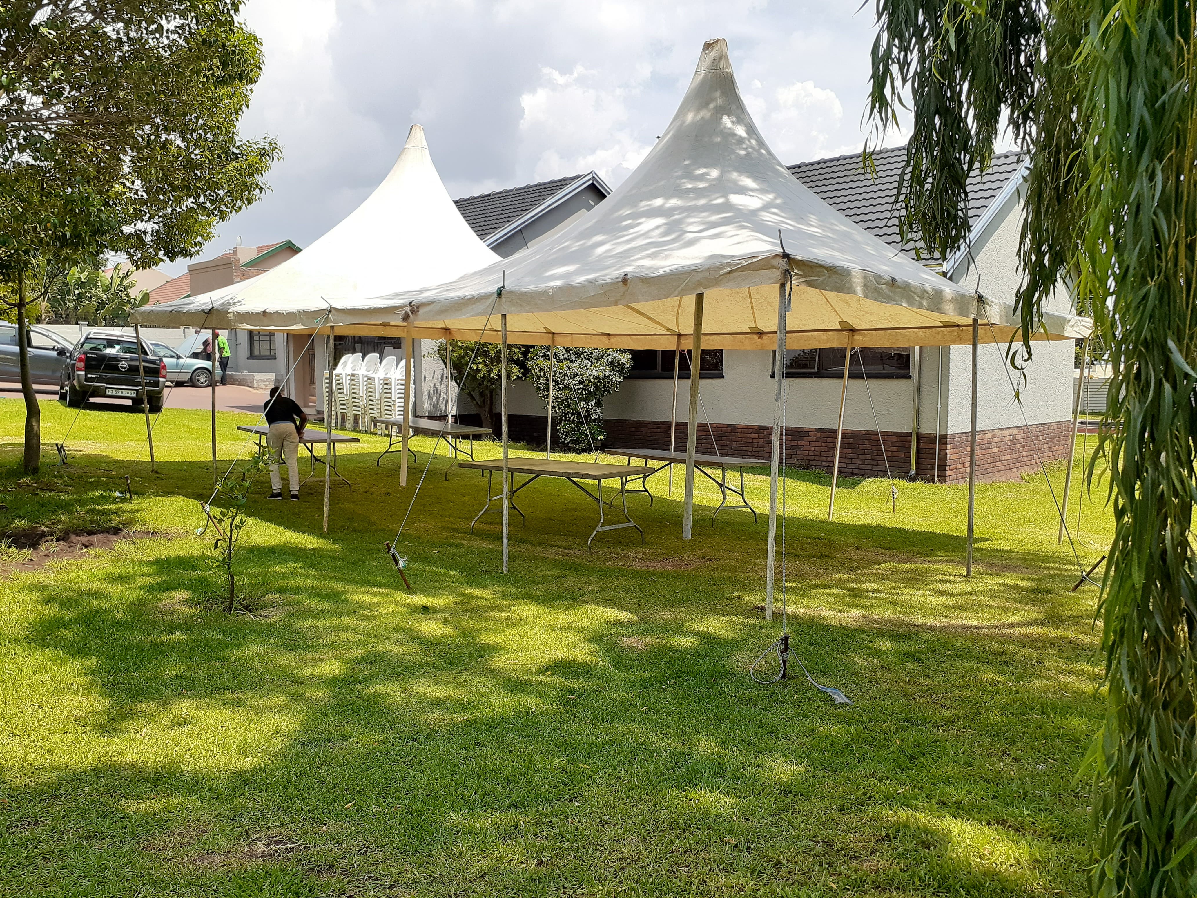 Party Tent with Lighting